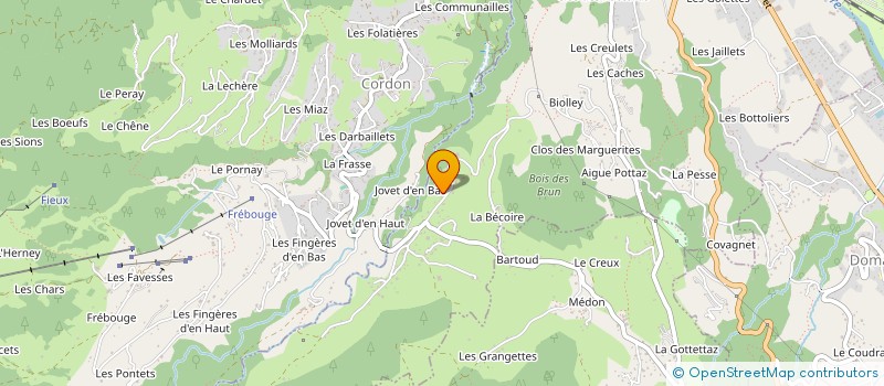 localisation de l'entreprise CHALET JADE à SALLANCHES