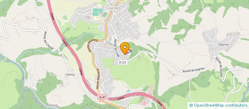 localisation de l'entreprise CHALET KALYPSO  CRUSEILLES