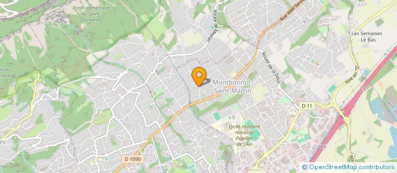 localisation de l'entreprise CHALET LA CHARTROUSSETTE  MONTBONNOT-SAINT-MARTIN