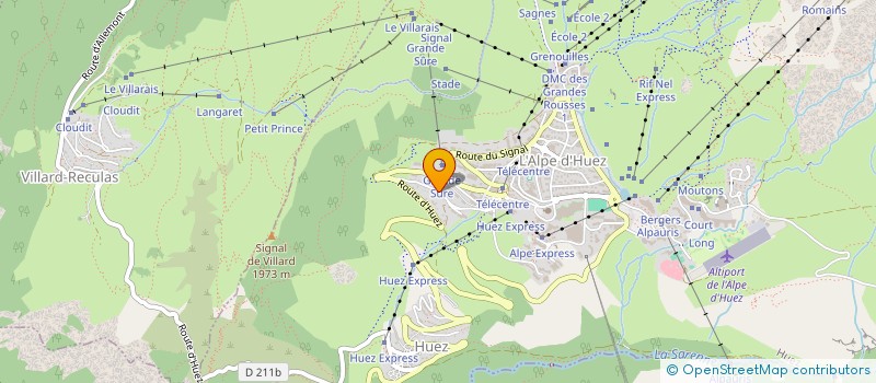 localisation de l'entreprise CHALET LALPEDU  HUEZ