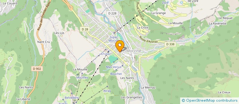 localisation de l'entreprise CHALET LINNY à MORZINE