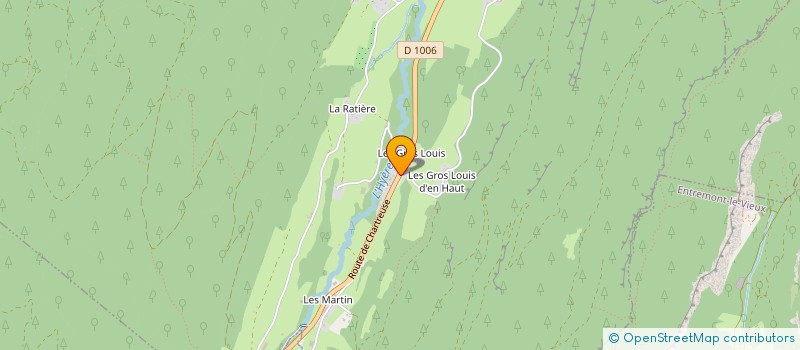 localisation de l'entreprise CHALET LOUIS  SAINT-THIBAUD-DE-COUZ