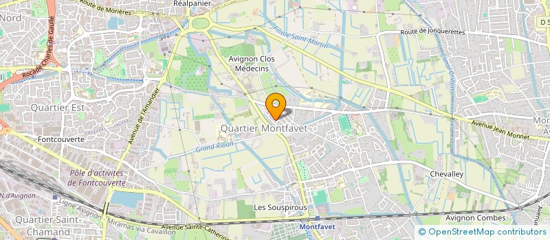 localisation de l'entreprise CHALET MARTINE  AVIGNON