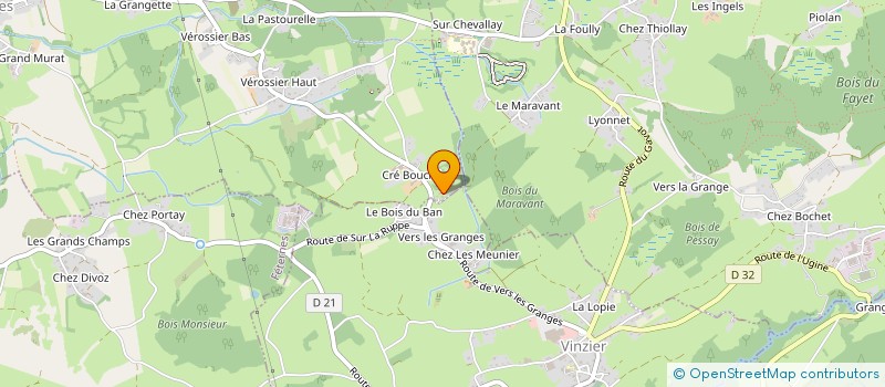 localisation de l'entreprise CHALET OURS  LARRINGES