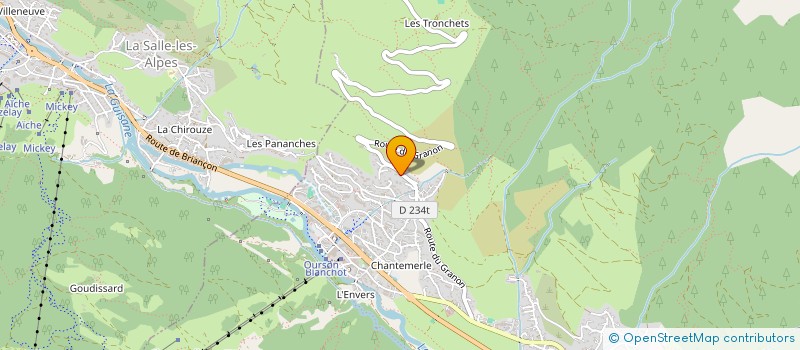 localisation de l'entreprise CHALET PLEIN SUD  SAINT-CHAFFREY