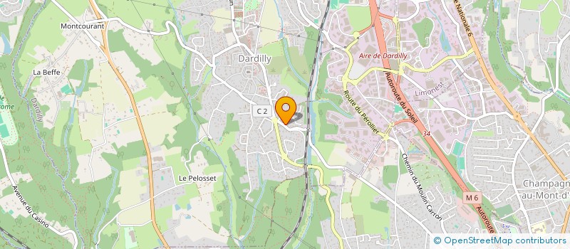 localisation de l'entreprise CHALET REMY  DARDILLY