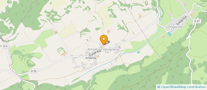 localisation de l'entreprise CHALET ROUGE  AMATHAY-VESIGNEUX