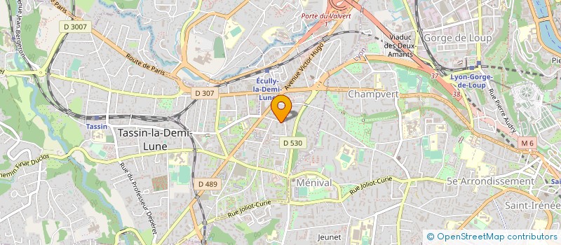 localisation de l'entreprise CHALET TOVRES  TASSIN-LA-DEMI-LUNE