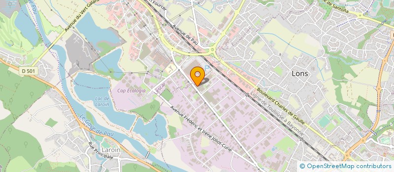 localisation de l'entreprise CHALET'XPO  LONS