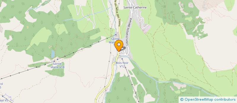 localisation de l'entreprise CHALETS DE MONTGENEVRE à VARS