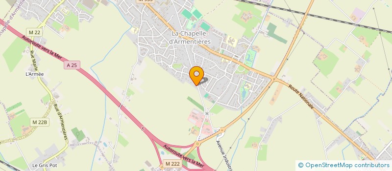 localisation de l'entreprise CHALETS DE PLAN PEISEY  LA CHAPELLE-D'ARMENTIERES