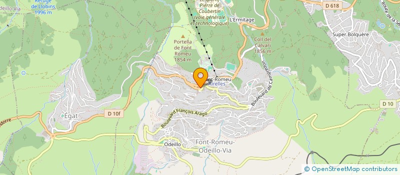 localisation de l'entreprise CHALETS EMR à FONT-ROMEU-ODEILLO-VIA