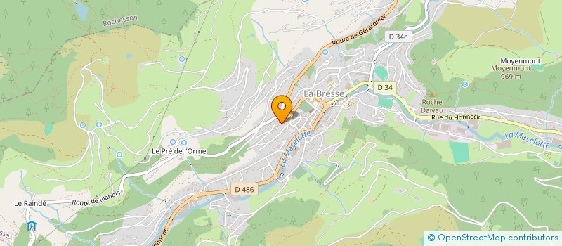 localisation de l'entreprise CHALETS ET MAISONS BOIS POIROT à LA BRESSE