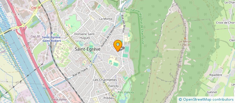 localisation de l'entreprise CHALETS MELIN MARTIN ROSE  SAINT-EGREVE