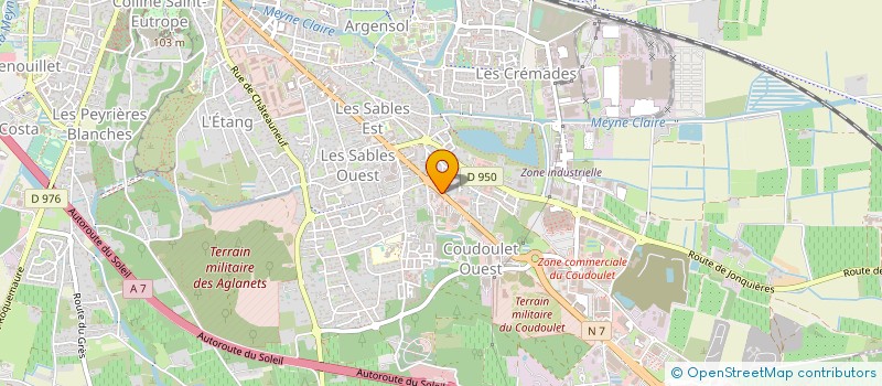 localisation de l'entreprise CHALETS NOUVEAU à ORANGE
