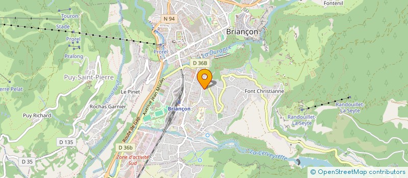 localisation de l'entreprise CHALETS2SERRECHEVALIER à BRIANCON