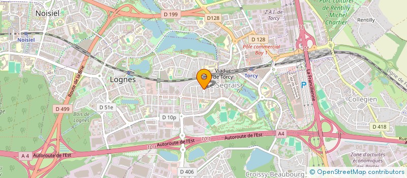 localisation de l'entreprise CHALEUNE à LOGNES
