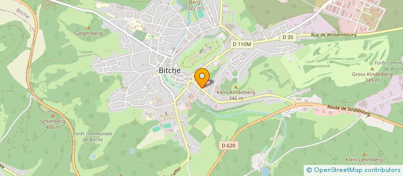 localisation de l'entreprise CHALEUR & AMBIANCE  BITCHE