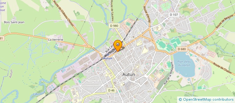 localisation de l'entreprise CHALEUR BOIS à AUTUN
