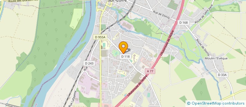 localisation de l'entreprise CHALEUR DE COSNE COURS SUR LOIRE - C3L à COSNE-COURS-SUR-LOIRE