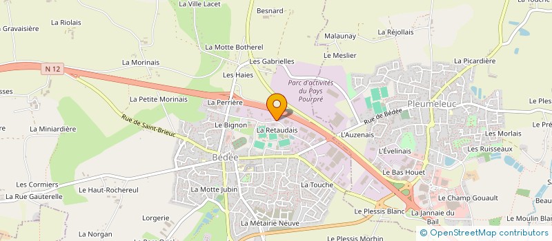 localisation de l'entreprise CHALEUR ENERGIE  BEDEE