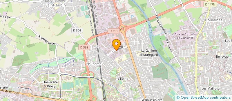localisation de l'entreprise CHALEUR ET FLAMMES à CHAMPAGNE