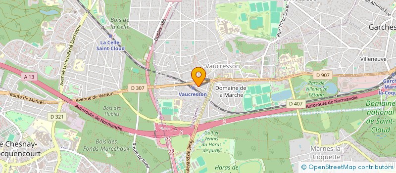 localisation de l'entreprise CHALEUR ET LUMIERE  VAUCRESSON