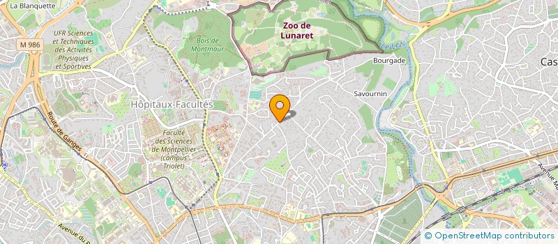 localisation de l'entreprise CHALEUR HUMAINE à MONTPELLIER