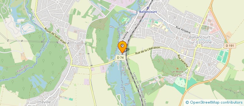 localisation de l'entreprise CHALEURBOIS ESSONNE  BALLANCOURT-SUR-ESSONNE