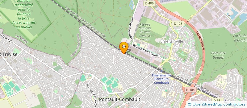 localisation de l'entreprise CHALEUREUSEMENT VOTRE  PONTAULT-COMBAULT