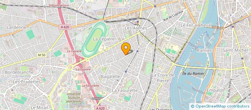 localisation de l'entreprise CHALEX à TOULOUSE
