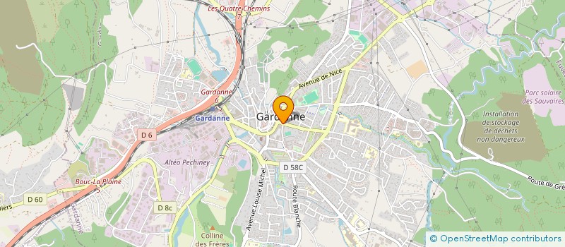 localisation de l'entreprise CHALEX  MEYREUIL