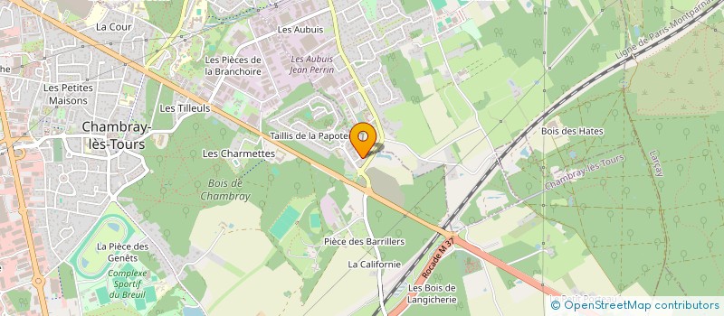 localisation de l'entreprise CHALEX  CHAMBRAY LES TOURS