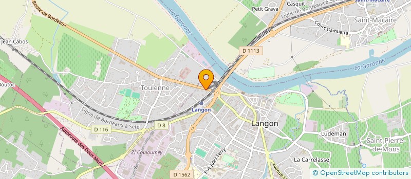 localisation de l'entreprise CHALH  LANGON