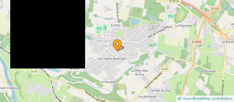 localisation de l'entreprise CHALHA  VERNEUIL-SUR-VIENNE