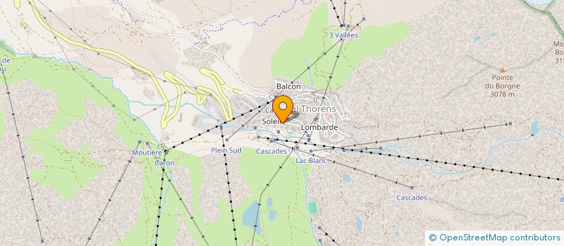 localisation de l'entreprise CHALHOTEL  LES BELLEVILLE