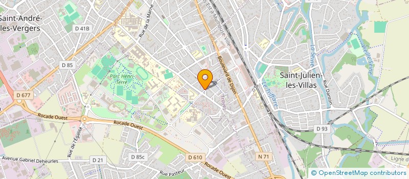 localisation de l'entreprise CHALI AAM  TROYES