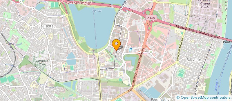 localisation de l'entreprise CHALICAN  BORDEAUX