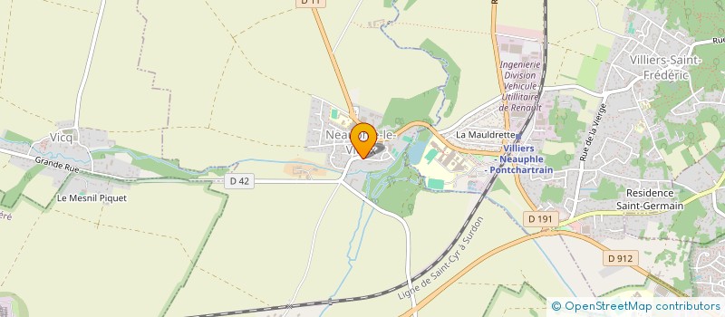 localisation de l'entreprise CHALICE  NEAUPHLE-LE-VIEUX