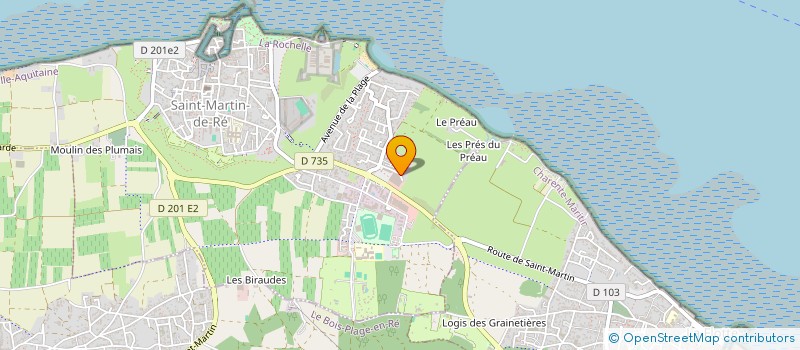 localisation de l'entreprise CHALIETTE  SAINT-MARTIN-DE-RE