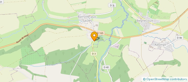 localisation de l'entreprise CHALIMAR SAS  BAINVILLE-AUX-SAULES