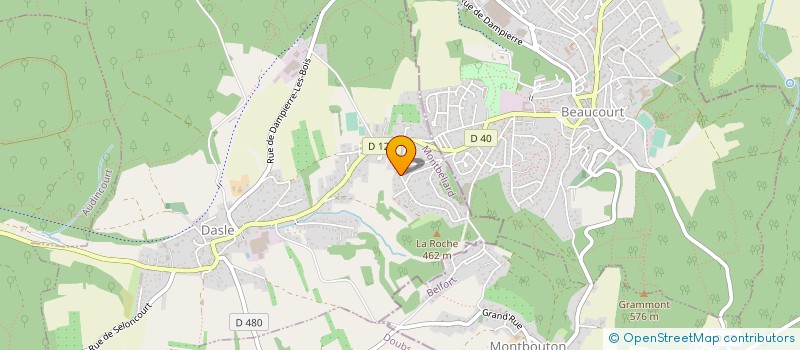 localisation de l'entreprise CHALIMMO  DASLE