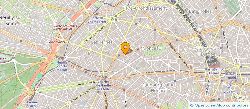 localisation de l'entreprise CHALIMMO VANOISE  PARIS