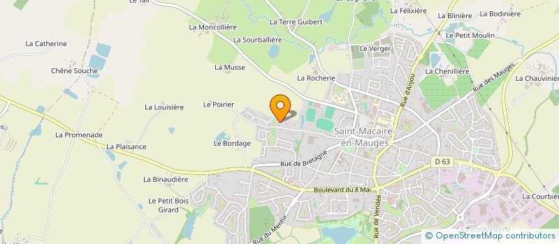 localisation de l'entreprise CHALINOR à SEVREMOINE