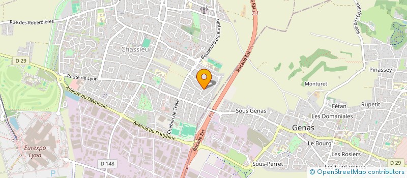 localisation de l'entreprise CHALION  CHASSIEU