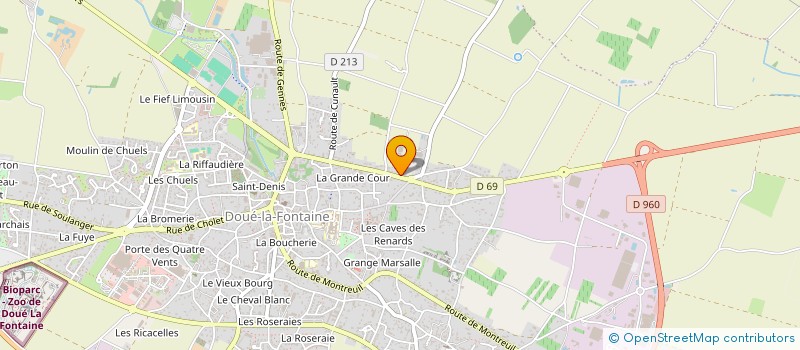 localisation de l'entreprise CHALISMAR à DOUE-EN-ANJOU