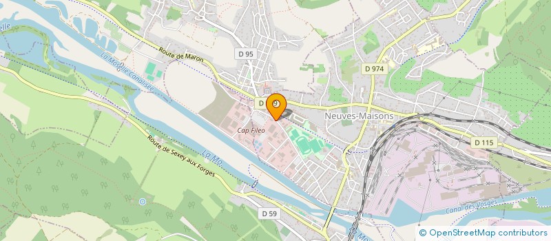 localisation de l'entreprise CHALITEX à NEUVES MAISONS