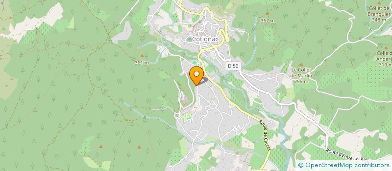 localisation de l'entreprise CHALITO  CARCES