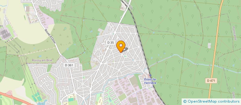 localisation de l'entreprise CHALLALI PATRIMOINE  OZOIR-LA-FERRIERE