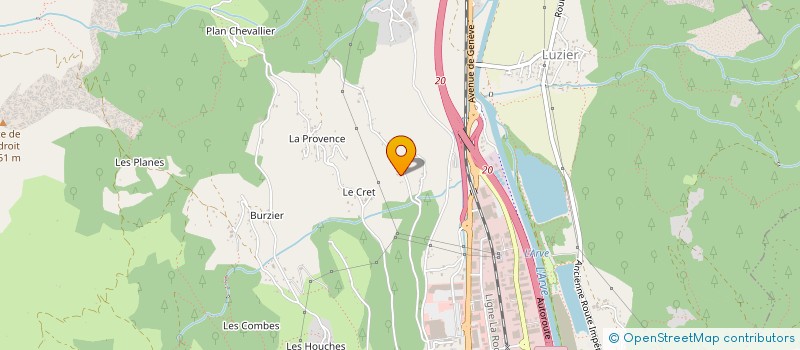 localisation de l'entreprise CHALLAMEL SAS à SALLANCHES